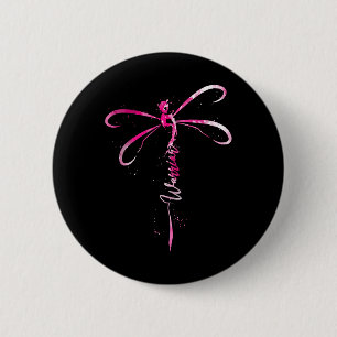 Breast Cancer Warrior Breast Cancer Awareness Drag Knapp