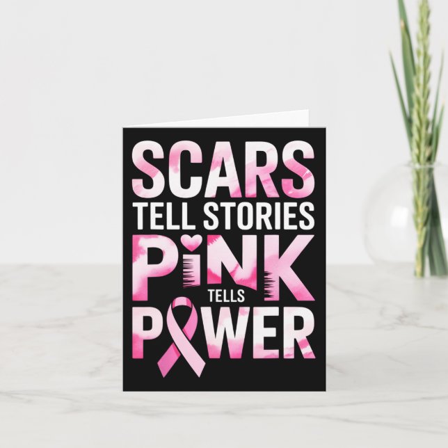 Breast Cancer Warrior Mamma1 Kort (Framsida)