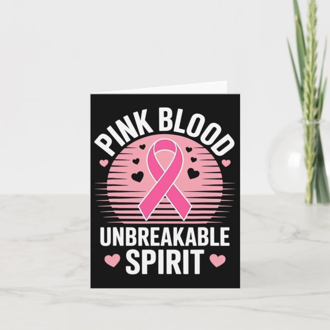 Breast Cancer Warrior Mamma2 Kort (Framsida)