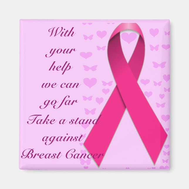 Breast Caner Awareness_ Magnet (Framsidan)