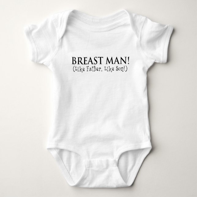 Breast Man! Som Far som Son! Tröja (Framsida)