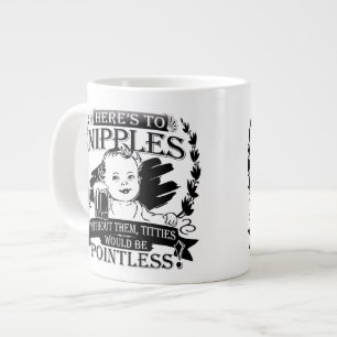 Breast Matande Humor Jumbo Mugg