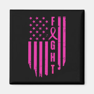 Breast Survivor American Flagga Breast Cancer Awar Magnet