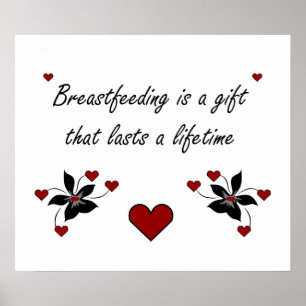 Breastfeeding är en gåva poster