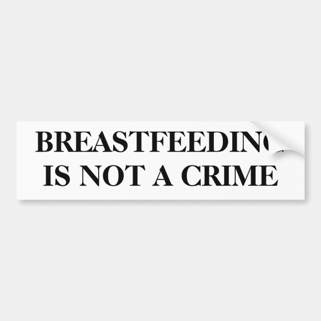 BREASTFEEDING ÄR INTE ETT BROTT BILDEKAL (Framsidan)