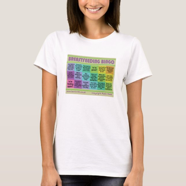 Breastfeeding Bingo Tee (Framsida)