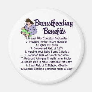 Breastfeeding gynnar magnet