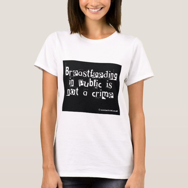 Breastfeeding i allmänhet är inte ett brott tröja (Framsida)