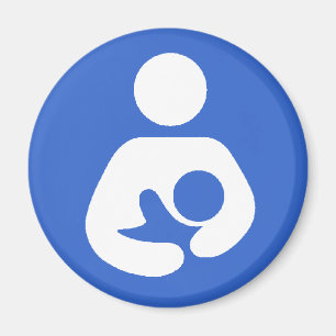 Breastfeeding internationellt symbol magnet