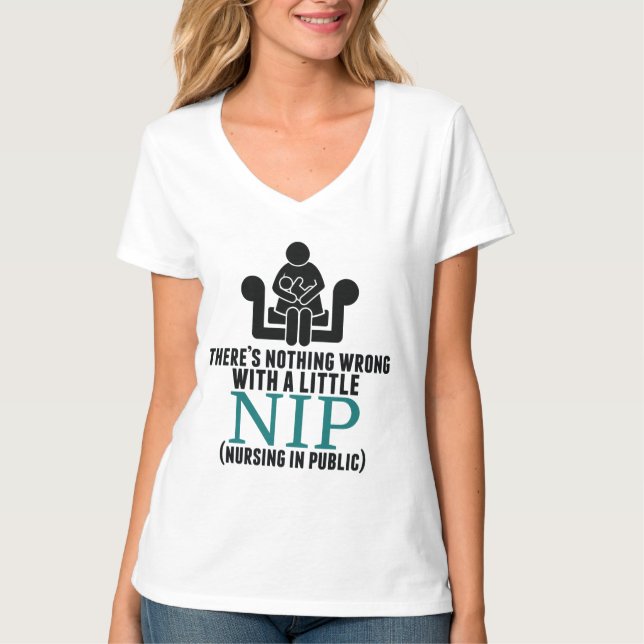 Breastfeeding sjukvård i allmänhet t shirt (Framsida)