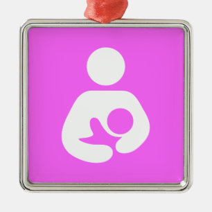 Breastfeeding-/sjukvårdsymbol Julgransprydnad Metall
