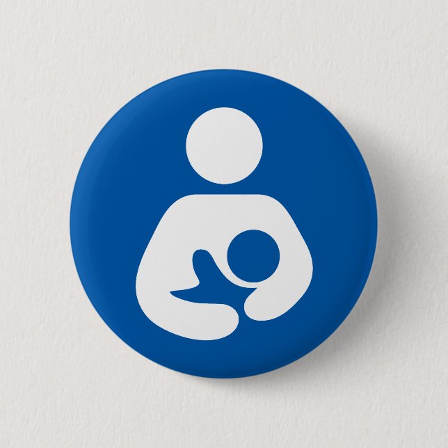 Breastfeeding-/sjukvårdsymbol Knapp (Framsida)