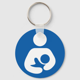 Breastfeeding-/sjukvårdsymbol Nyckelring