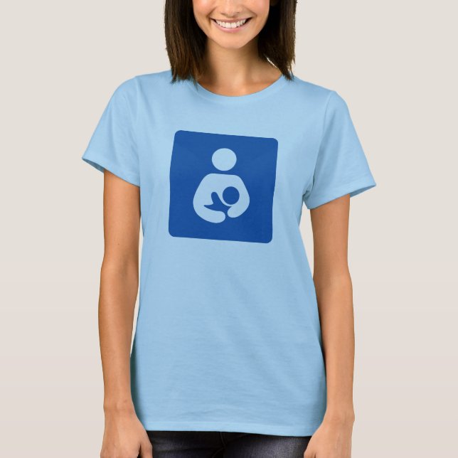 Breastfeeding skjorta för service tee shirt (Framsida)