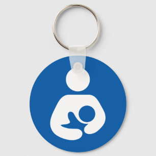Breastfeeding symbol nyckelring