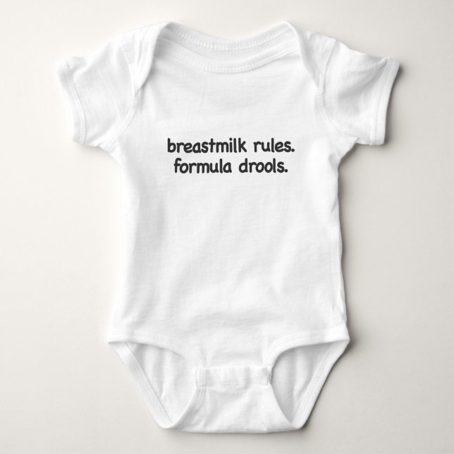 Breastmilk härskar utslagsplatsen tee (Framsida)