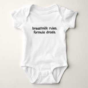 Breastmilk härskar utslagsplatsen tee shirt