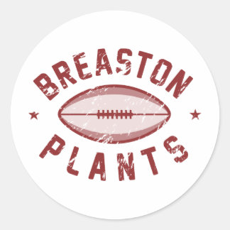 Breaston Plants Fantasy Football Runt Klistermärke