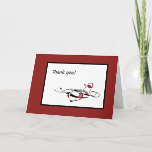 Breaststroke Swimmer - tackkort Kort