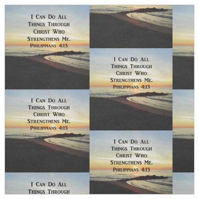 BREATACKANDE FILIPPIANER 4:13 SCRIPTURE VERSE TYG (Provkarta)