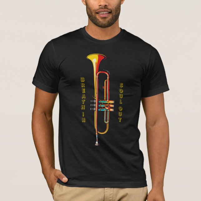 Breath in - Soul out T Shirt (Framsida)