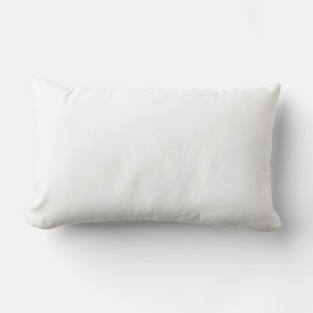 Breathable Cotton Lumbar Pillow - 13 x 21 Anpassni Lumbarkudde (Framsida)