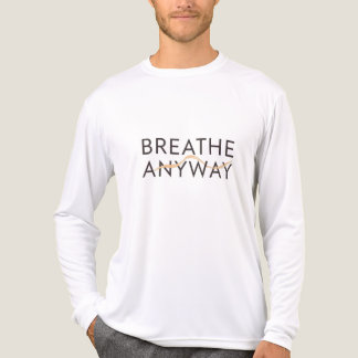 Breathe Anyway – Stress Awareness Minimal Yellow  T Shirt