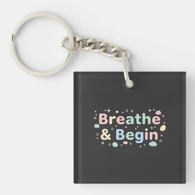 Breathe & Begin Pastel Quote (Framsidan)