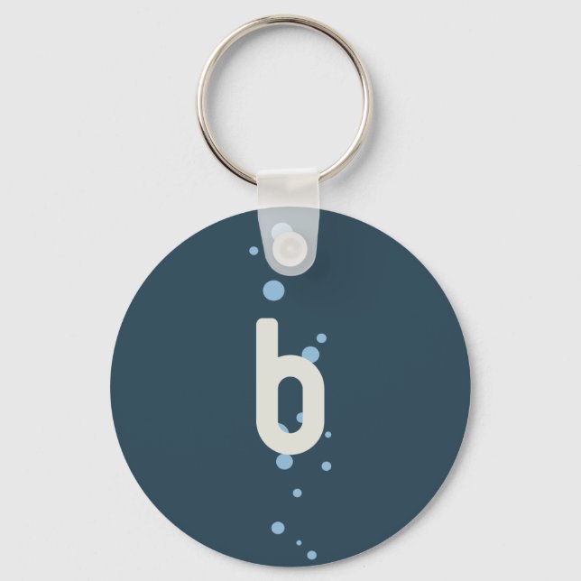Breathe - Blue Key Ring Nyckelring (Framsida)