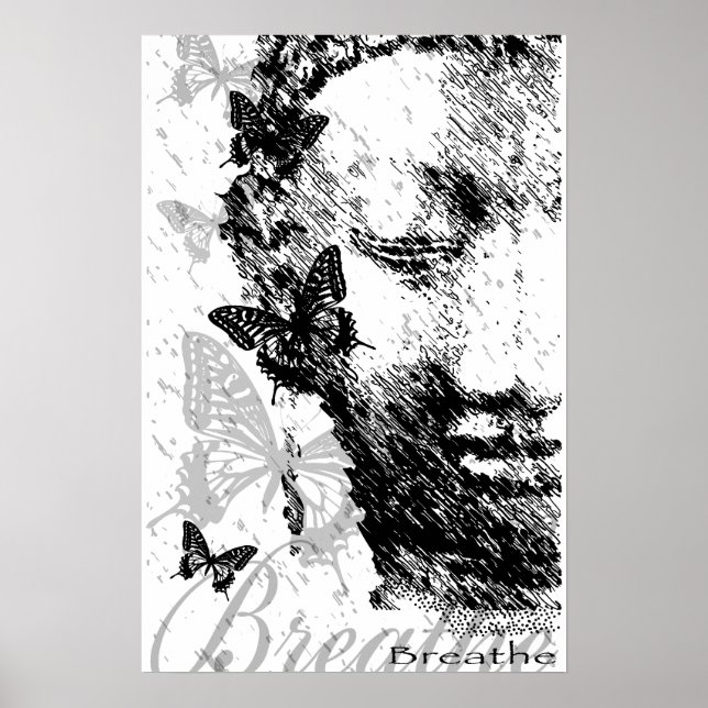 Breathe Buddha Poster (Framsidan)