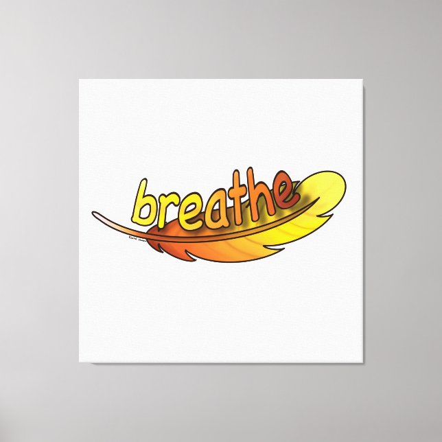 Breathe Canvastryck (Framsida)