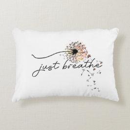 Breathe Dandelion Butterfly-inspirationen Yoga Prydnadskudde
