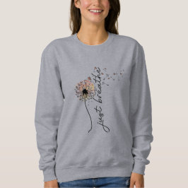 Breathe Dandelion Butterfly-inspirationen Yoga T Shirt