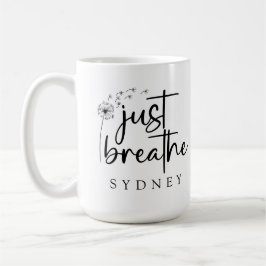 Breathe Dandelion-eget namn Kaffemugg