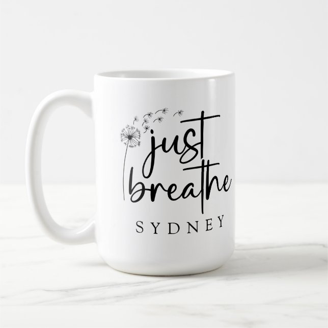 Breathe Dandelion-eget namn Kaffemugg (Vänster)