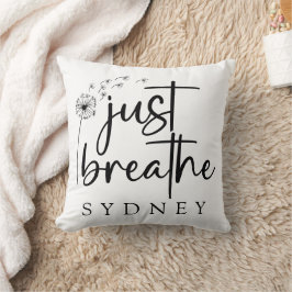 Breathe Dandelion-eget namn Kudde