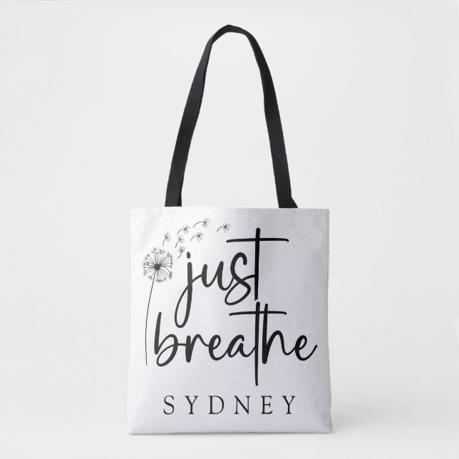 Breathe Dandelion-eget namn Tygkasse (Framsida)