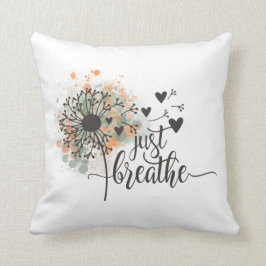 Breathe Dandelion med Hearts Yoga Enmod Kudde