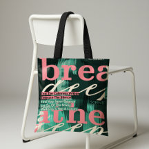 Breathe Deep Tote Bag - Mindfulness & Hälsa