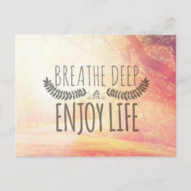 Breathe Deep Vykort (Framsida)