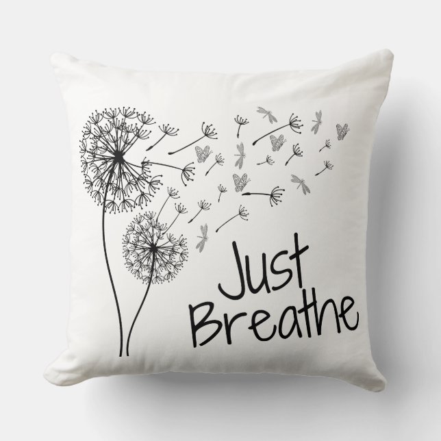 Breathe Dekorativ kudde by Posh Little Finds (Framsida)