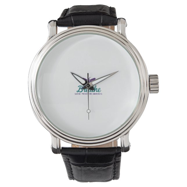 Breathe Dragonfly Självmordsförebyggande psykisk h Armbandsur (Framsida)