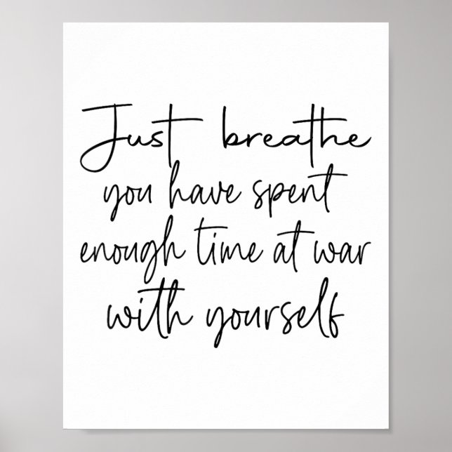 Breathe du har tillbringat tillräckligt med tid i  poster (Framsidan)