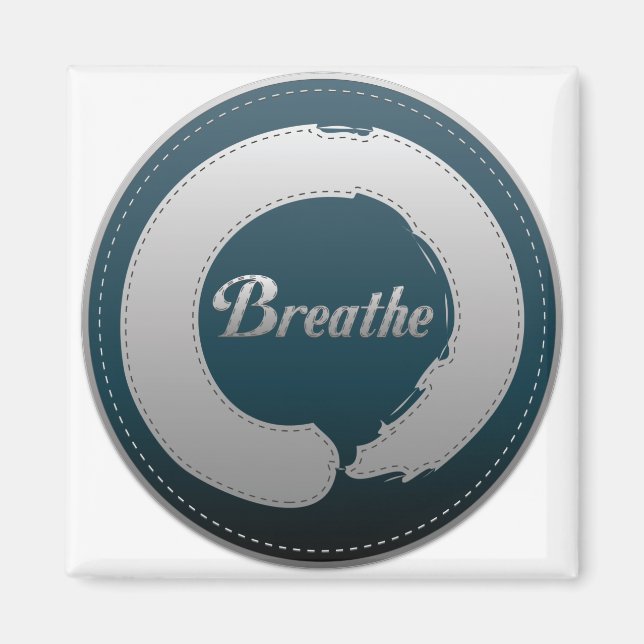 Breathe Enso Stitch Magnet (Framsidan)