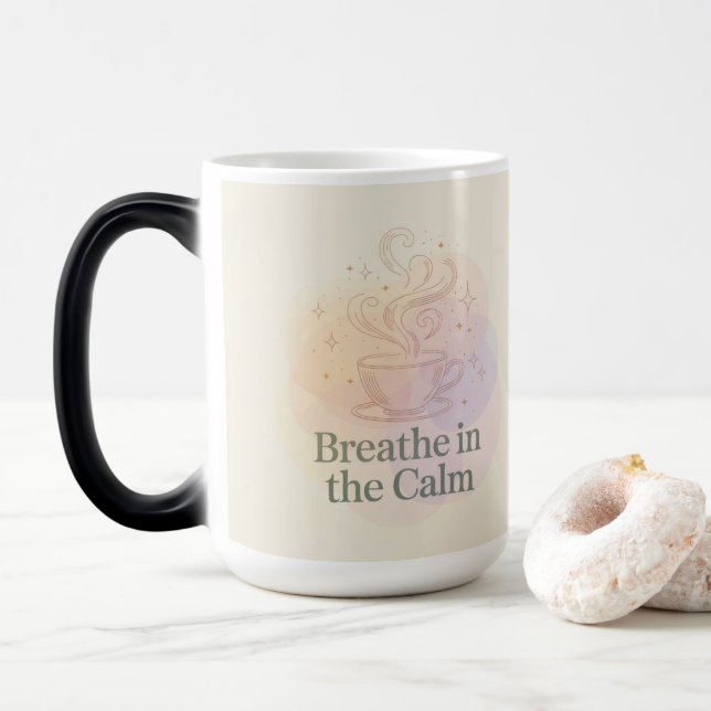 Breathe In The Calm Morphing Mug Magisk Mugg (Med munk)