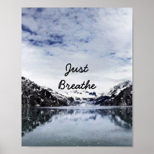 "Breathe." Internationell offert Poster