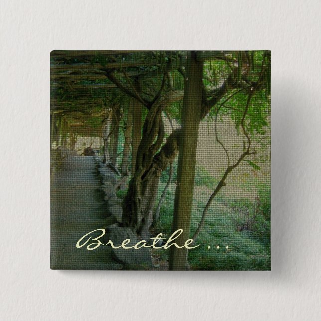 Breathe/Japanska Garden - Button Knapp (Framsida)