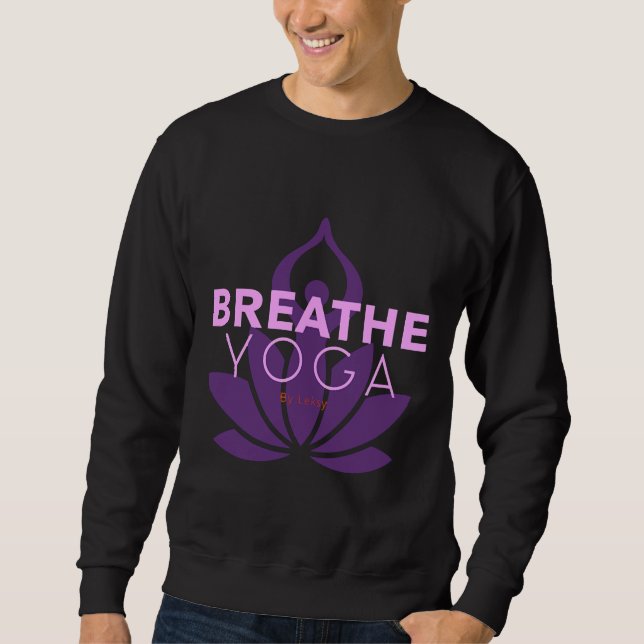 Breathe Live Yoga Lång Ärmad Tröja (Framsida)