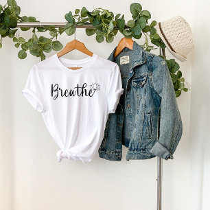 Breathe-Lotus Flower-Wildblomma-Yoga T Shirt
