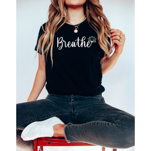 Breathe-Lotus Flower-Wildblomma-Yoga T Shirt